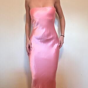 Revolve x sndys satin dress